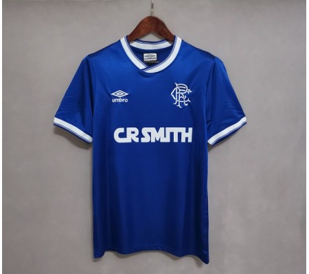 Rangers 84/87 Home Blue Soccer Jersey